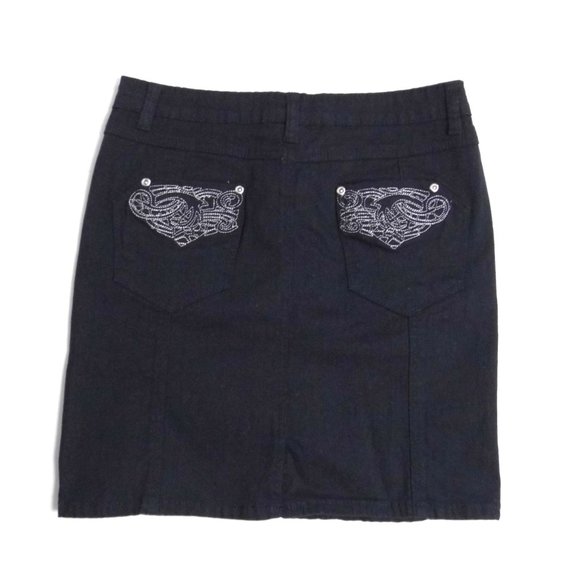 Marie Claire Jeans Denim Skirt sz 7 - Picture 2 of 6